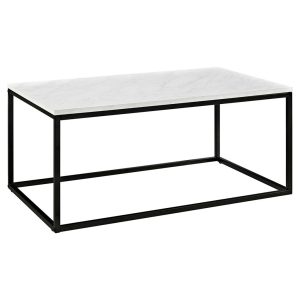 Mesa metal y mármol